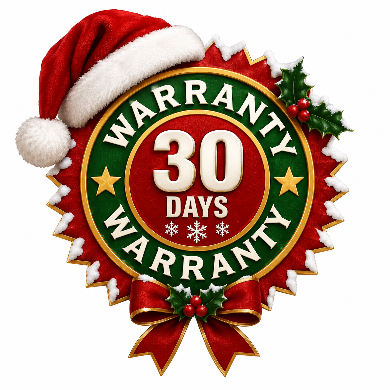 30 Day Warranty